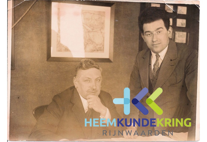 Lobith Oud burgemeester Bruns en secretaris Mulder F0000056